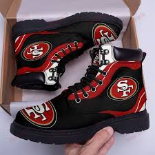 Official Nfl.San Francisco 49ers Team Sport Rugged Black & Red Boots photo review