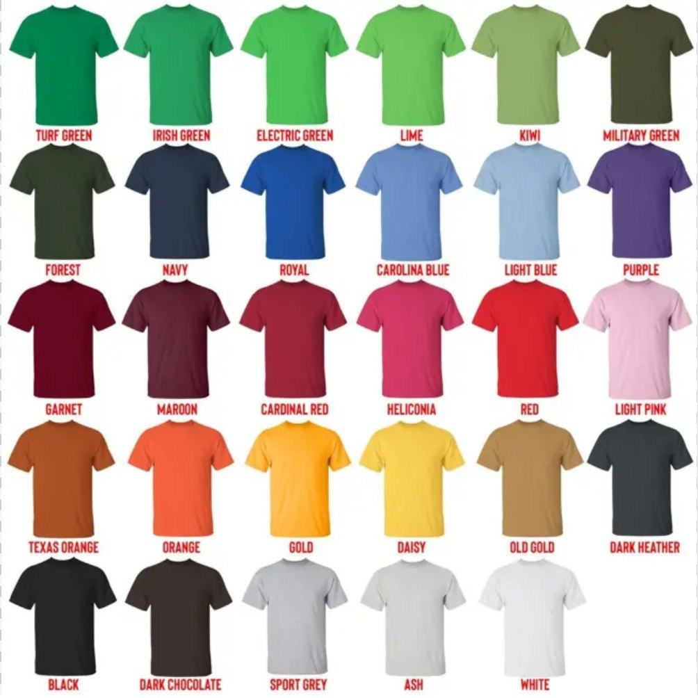 T-Shirt Color Guide